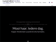 Tablet Screenshot of lysandro.nl